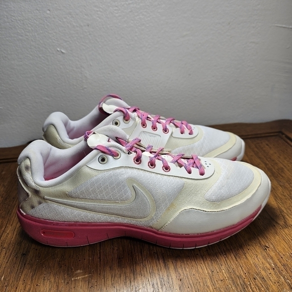 Nike Free TX Women's Running Shoes White Pink Size 6.5 - Picture 3 of 7